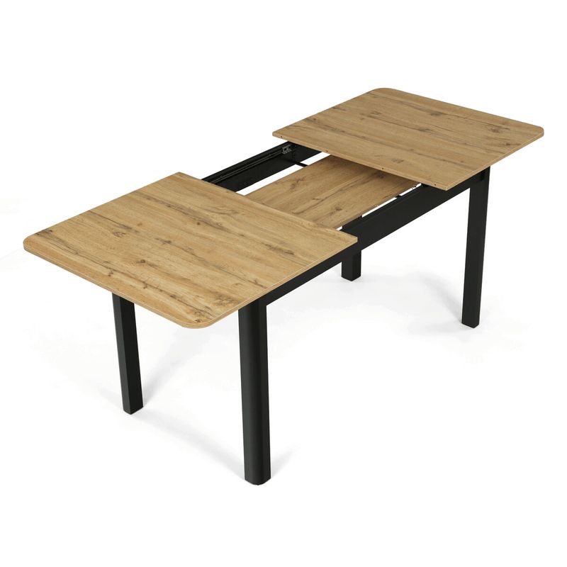 Moderný jedálenský stôl rozkladací 140-180x80, MDF, divoký dub