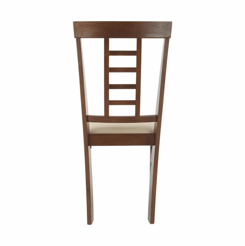 Výnimočná a elegantná jedálenská stolička vo farbe orech