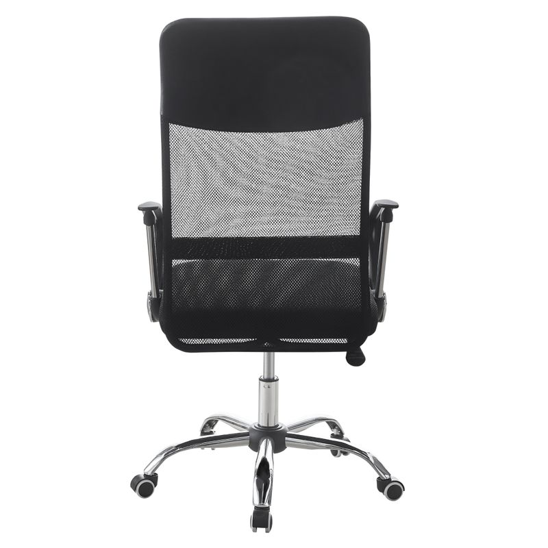 Nadčasové kancelárske kreslo v čiernej farbe