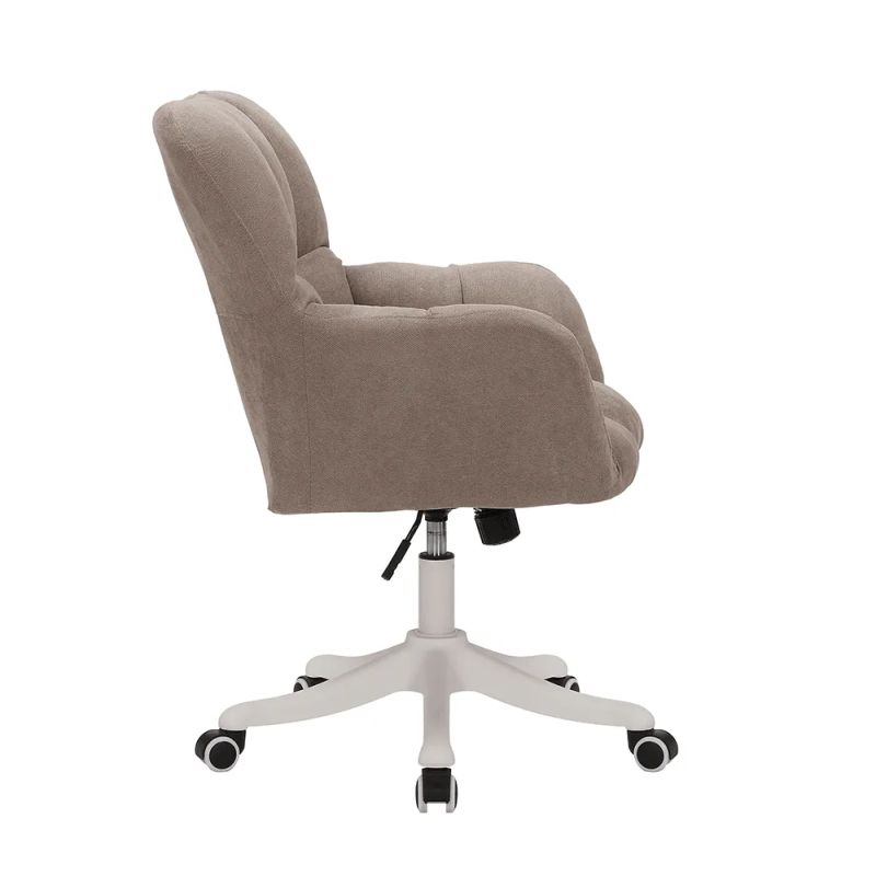 Kancelárske kreslo s extra mäkkým sedením, sivohnedá Taupe