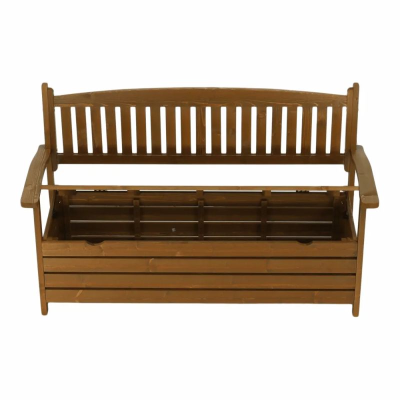 Záhradná lavička vyrobená z dreva hnedá, 150cm