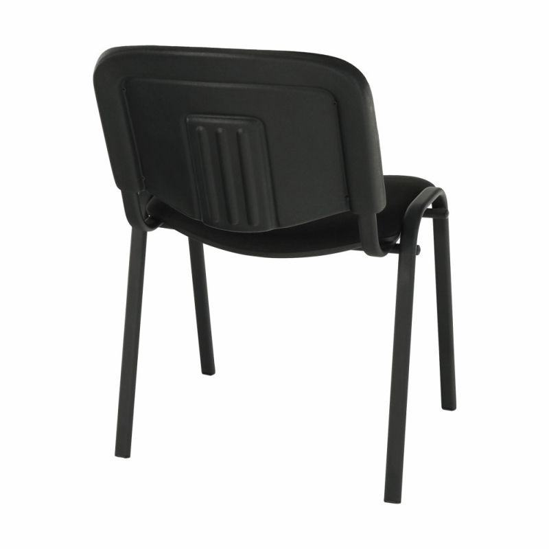 Kvalitná a pohodlná stolička s mäkkým sedením, čierna