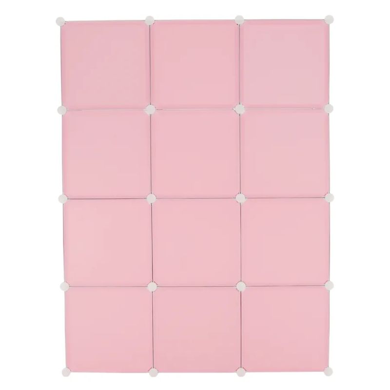 Detská modulárna skriňa, ružová/detská