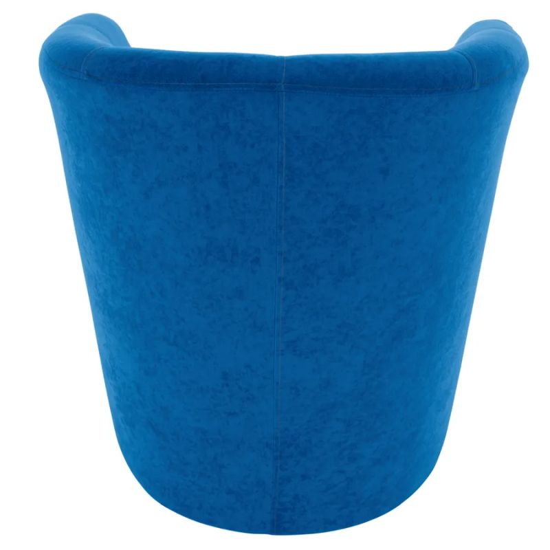 Elegantné kreslo, tmavomodrá látka