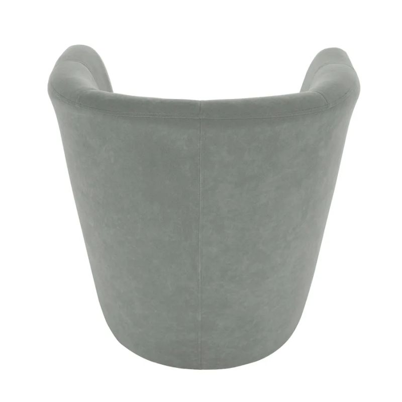 Elegantné kreslo, zelená látka