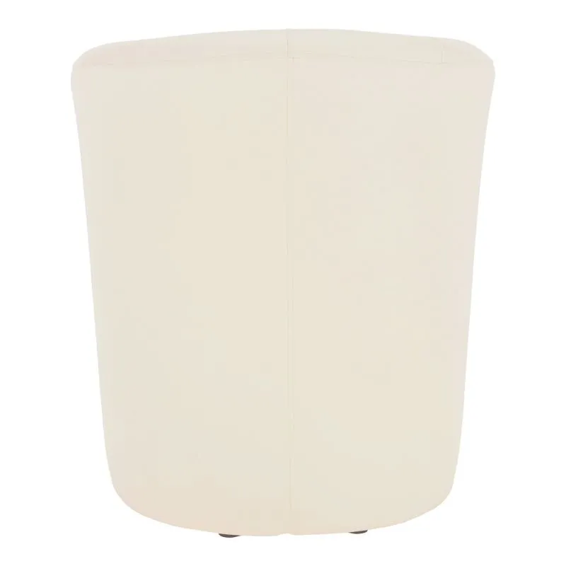 Elegantné kreslo, ekokoža béžová