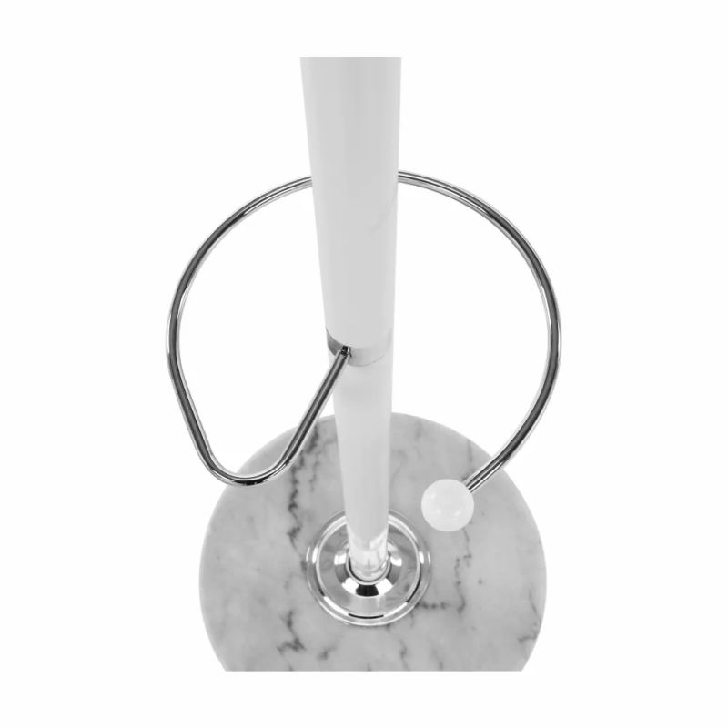 Estetický, moderný vešiak, biely