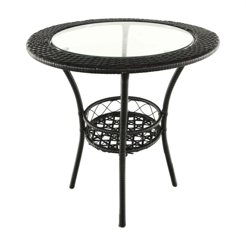 Záhradný ratanový set, 1+2, hnedá