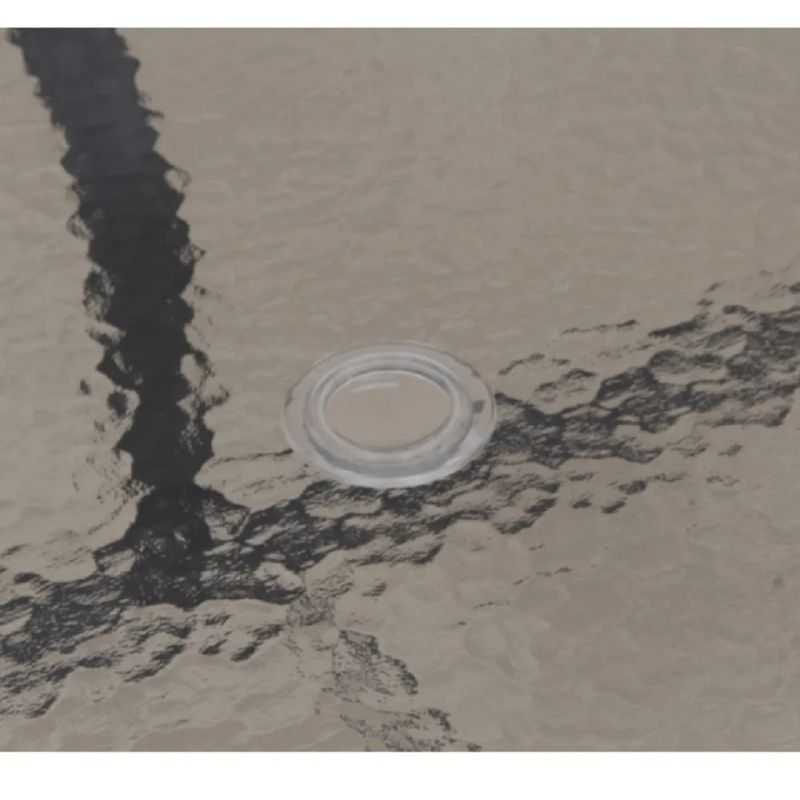 Záhradný stôl, tvrdené sklo/oceľ