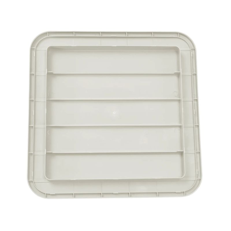 Záhradný úložný box/príručný stolík, biely