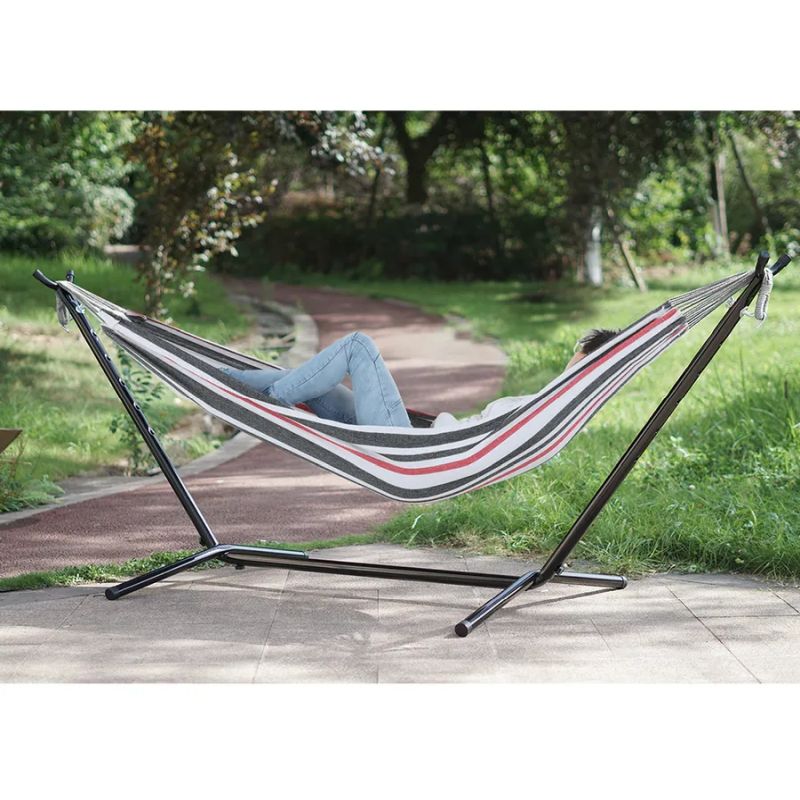 Stojan na hojdaciu sieť TYP 3, čierny