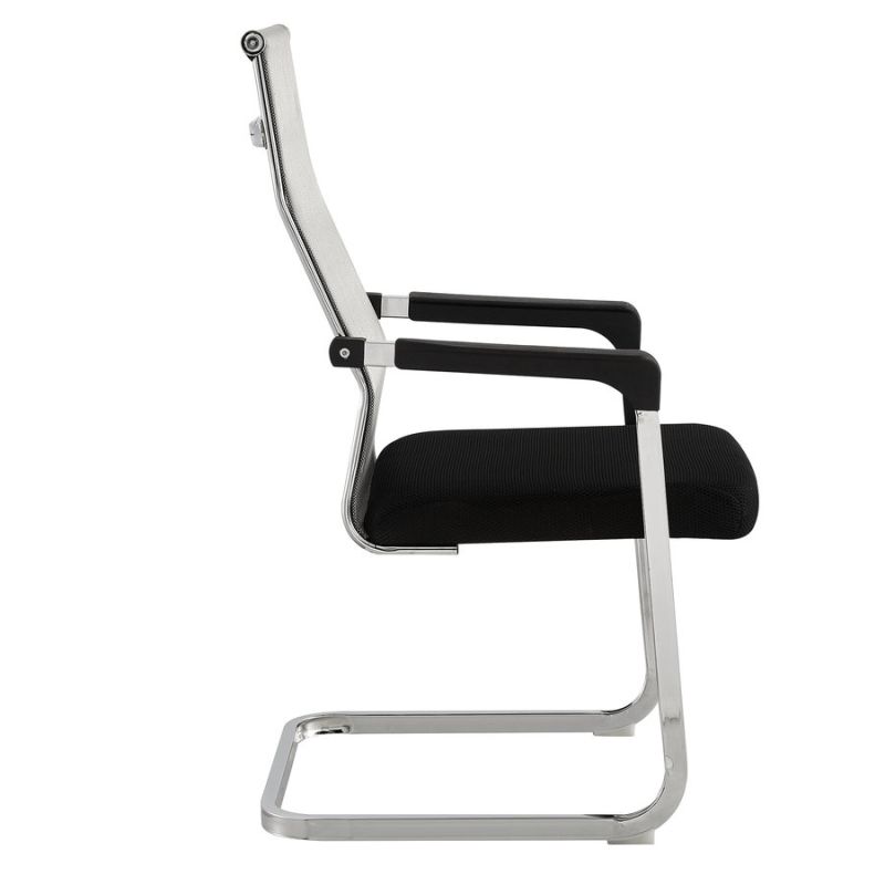 Konferenčná stolička sivá-čierna