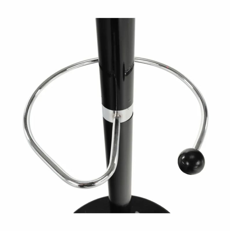 Moderný štýlový vešiak čierny