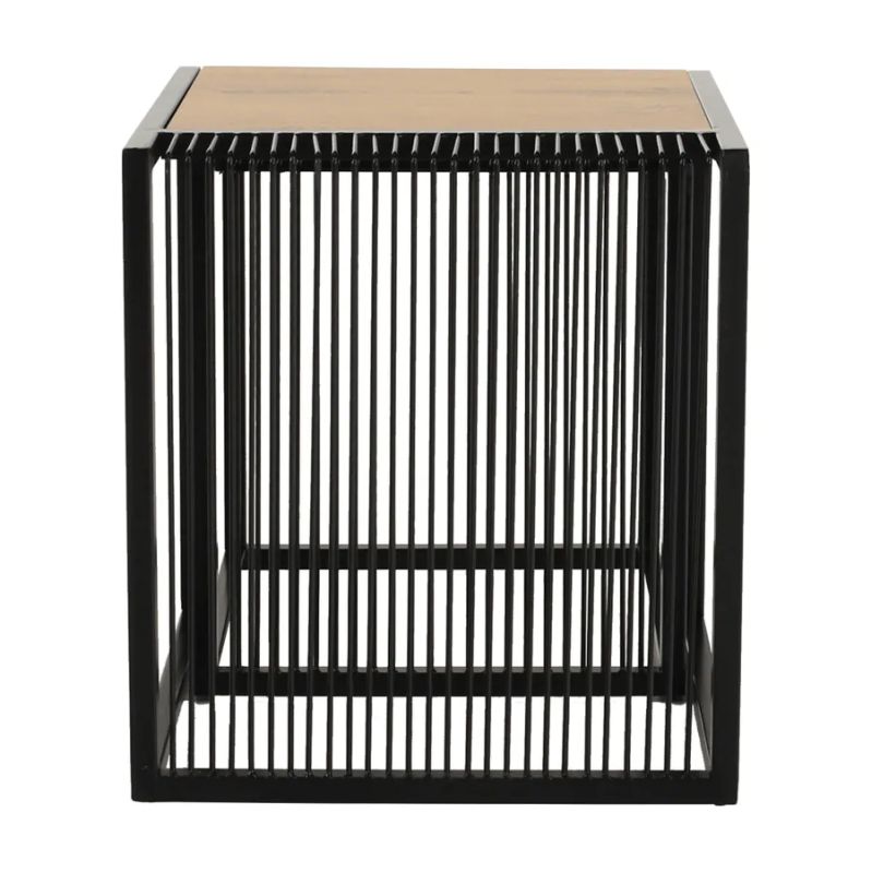 Set dvoch konferenčných stolíkov, dub-čierny