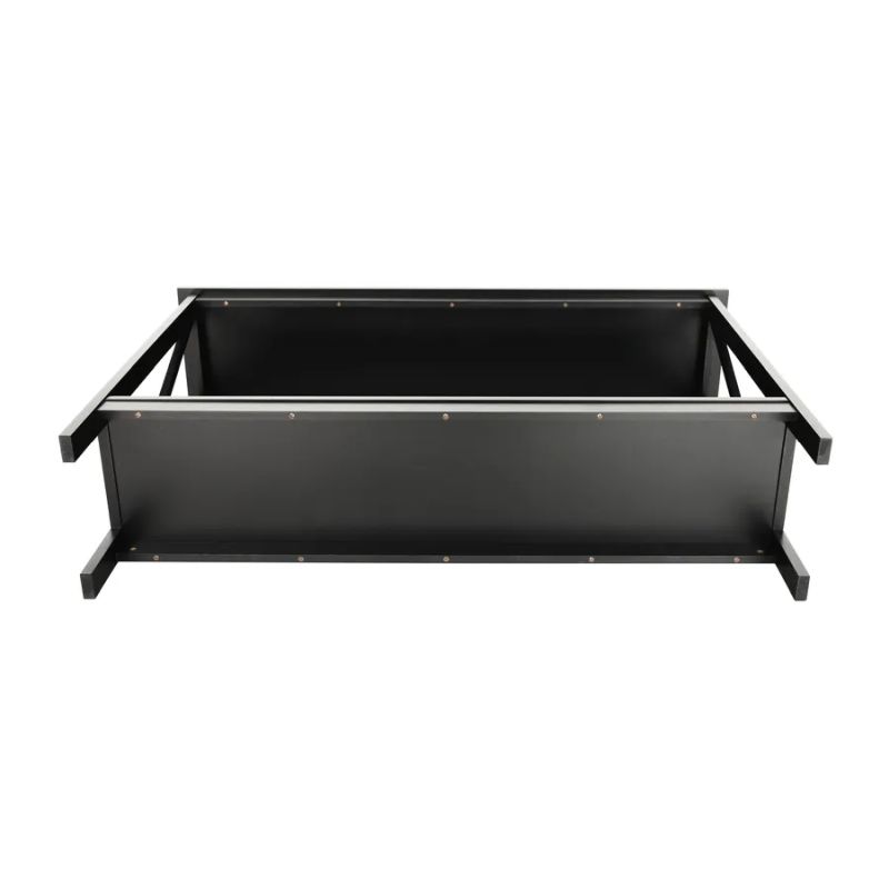 Jednoduchý konzolový stolík čierny