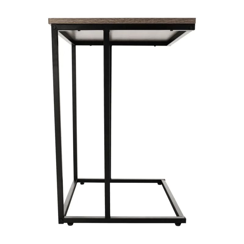 Príručný stolík v elegantných farbách dub/čierna