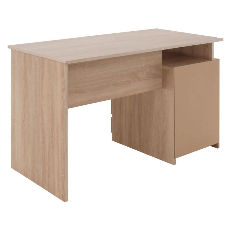 Štýlový počítačový stôl vo farbe dub sonoma