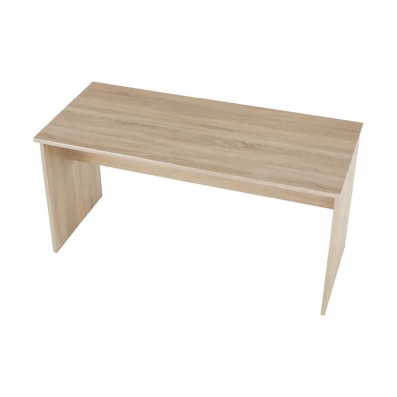 Kancelársky stôl z kvalitnej DTD, 148cm, obojstranný, dub sonoma