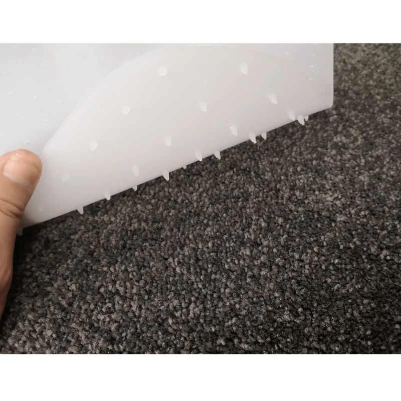 Ochranná podložka pod stoličku, mliečna, 90x120 cm, 1,8 mm, TYP 9