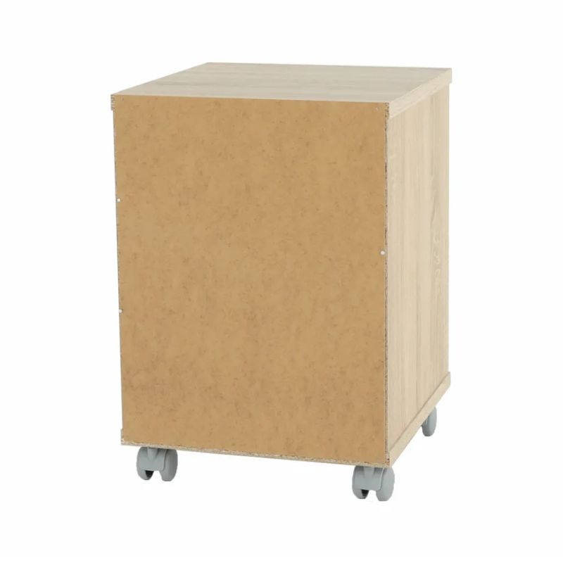 Kancelársky kontajner z kvalitnej DTD, dub sonoma/biely