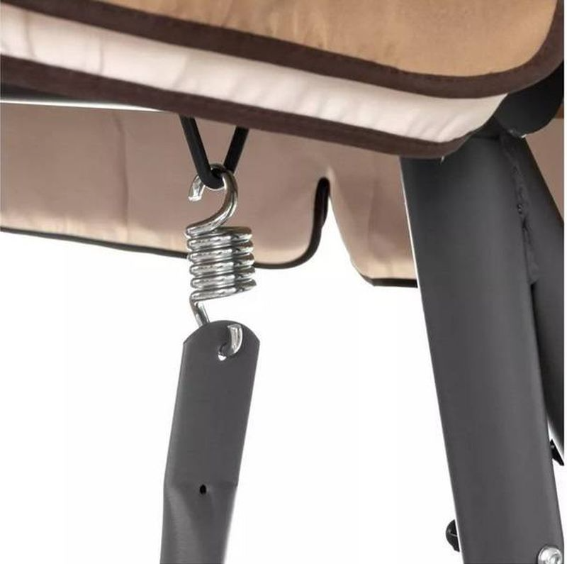 Záhradná hojdačka pre tri osoby, cappucino