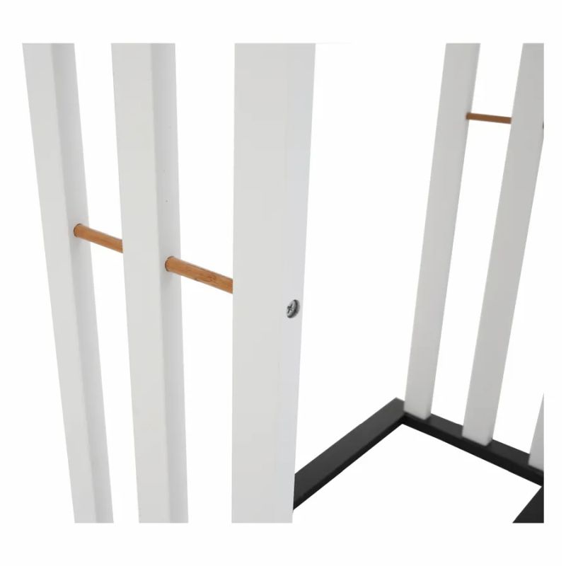 Stojan na uteráky biela-čierna