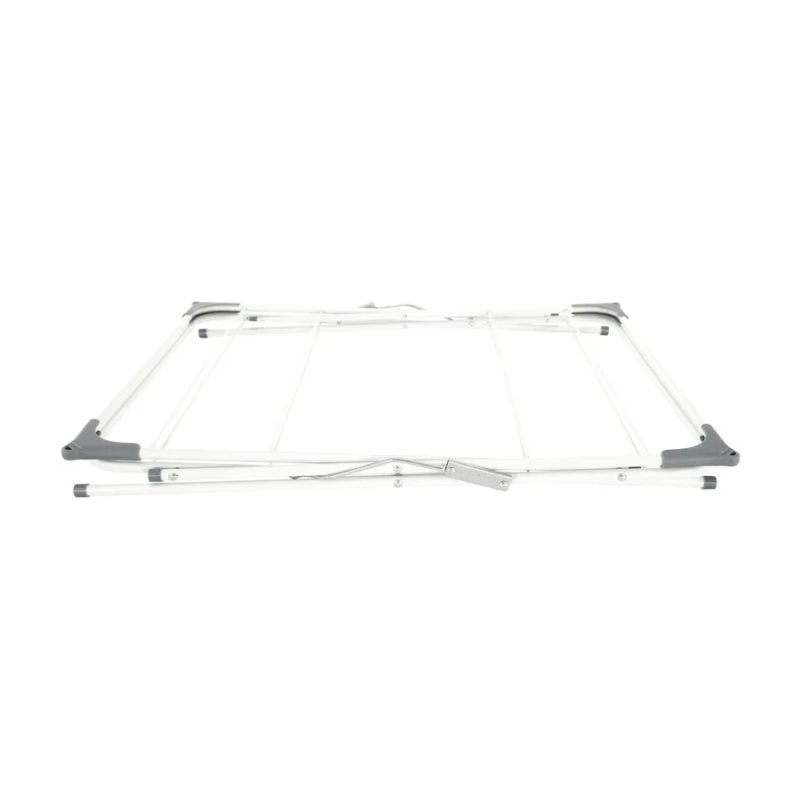 Dvojdielny rozkladací sušiak na bielizeň, biela-sivá