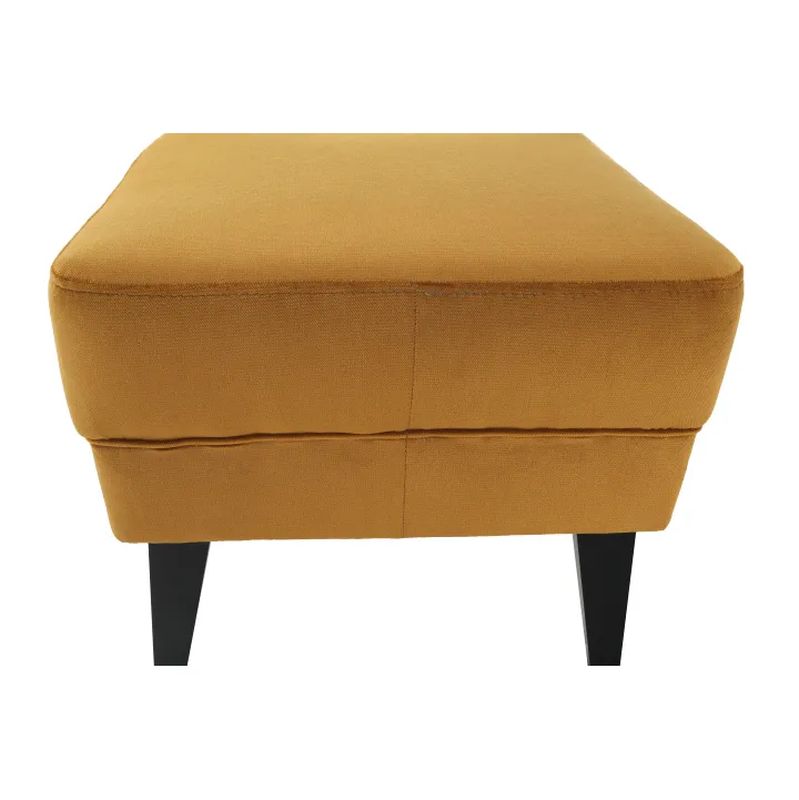 Moderný taburet, medená/čierna