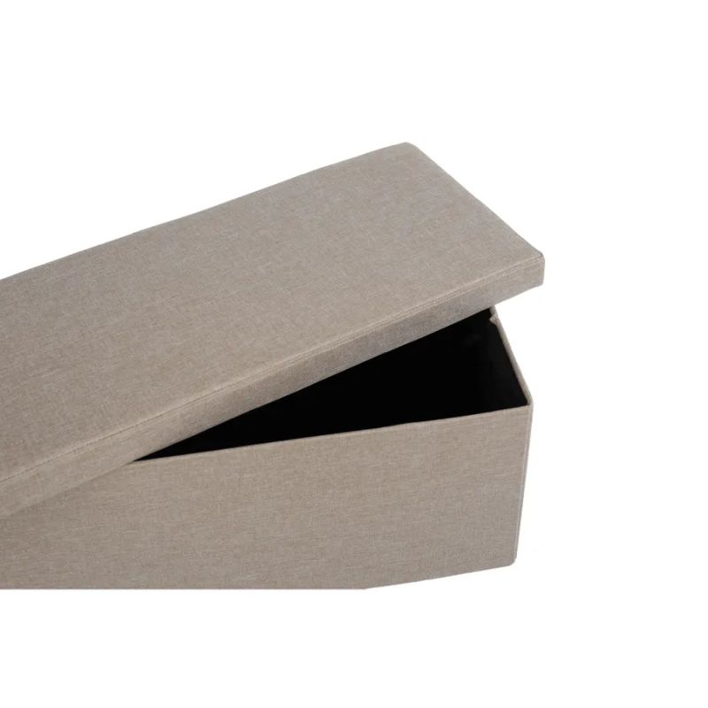 Univerzálny skladací taburet, bežová látka