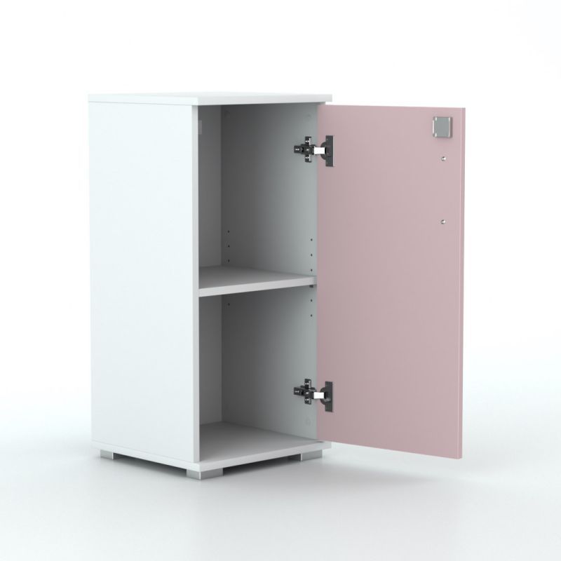 Skrinka OFFIC 202 s policou úzka kancelárska - viac farebných prevedení