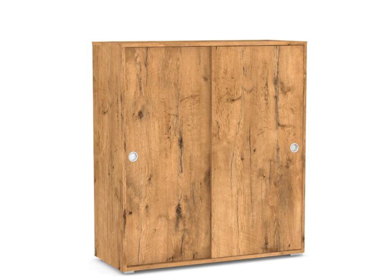 Moderná široká, nízka a plytká komoda 2-dverová - viac farebných prevedení