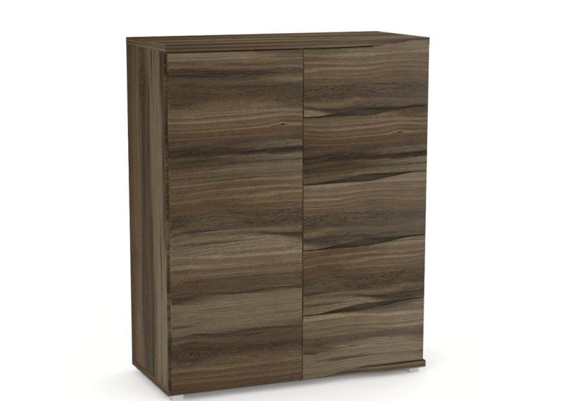 Luxusná komoda, 5x zásuvka a 1x dvierka - viac farebných prevedení