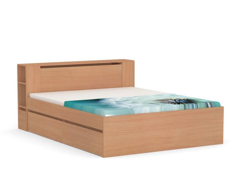 Pohodlná manželská posteľ s úložným priestorom a stolíkmi, 160 - viac farebných prevedení