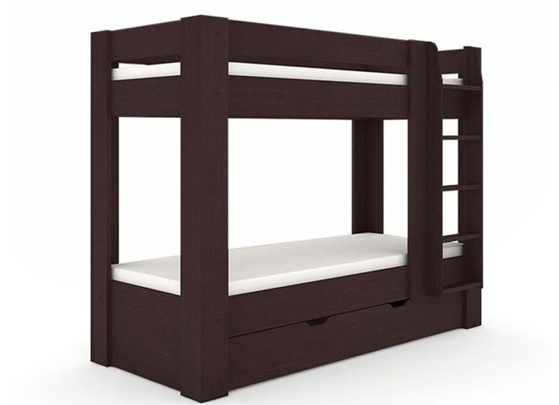 Poschodová posteľ so zásuvkou, pravá - viac farebných prevedení