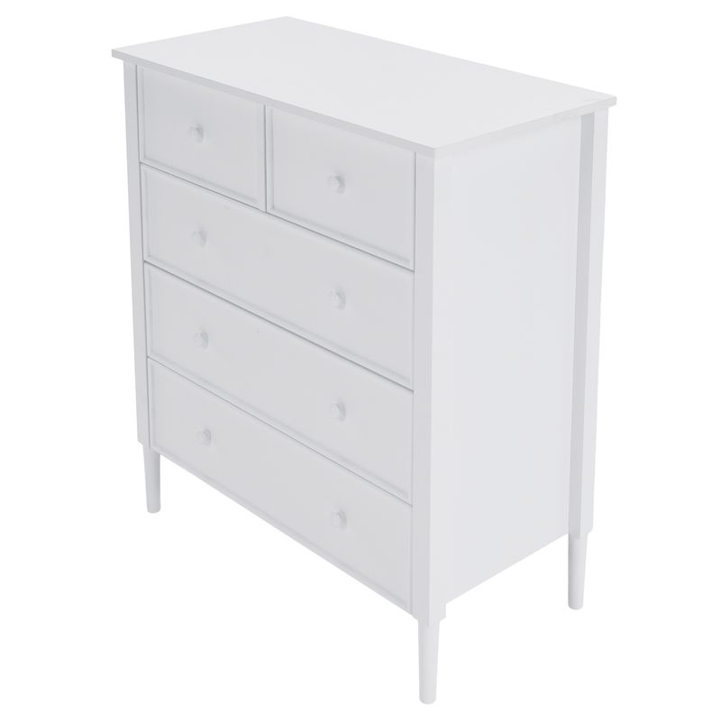 Štýlová komoda v provensálskom štýle biela