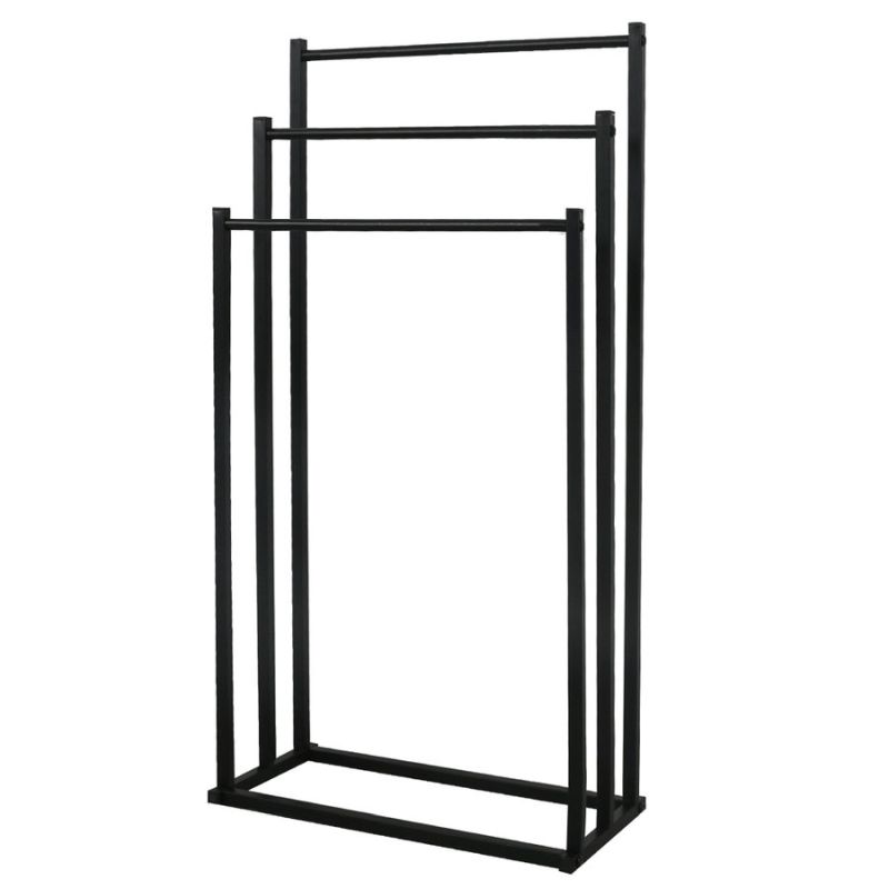 Stojan na uteráky, čierny