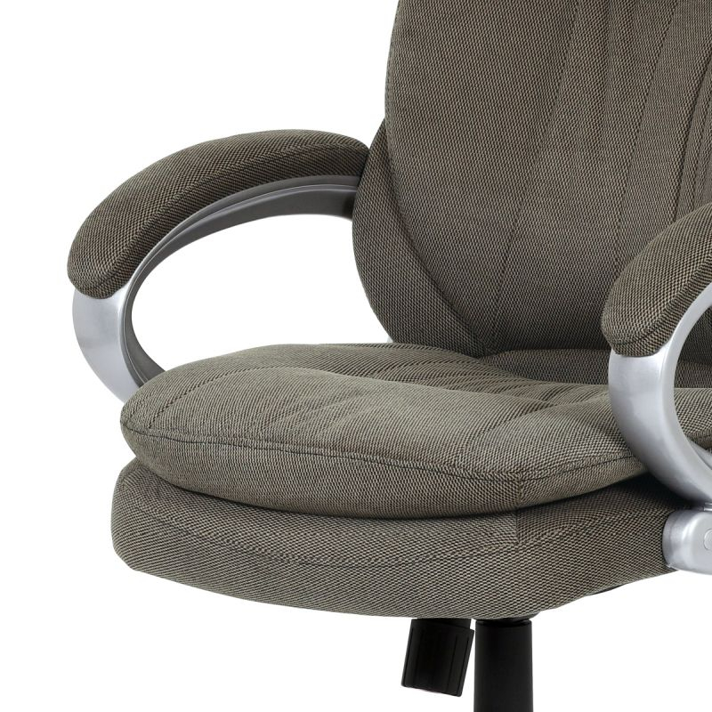 Elegantné kancelárske kreslo sivohnedej farby