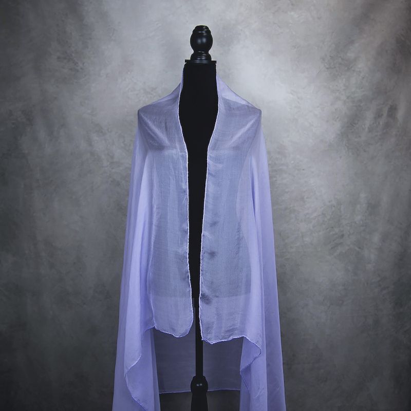 Luxusný hodvábny šál LEVANDUĽOVÝ 180 x 110cm