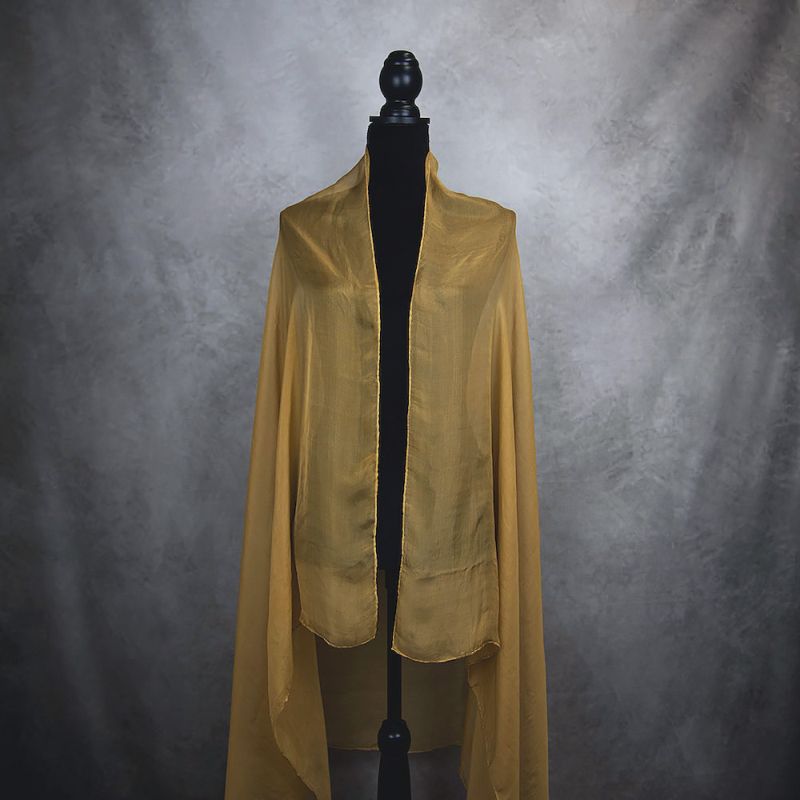 Luxusný hodvábny šál MEDENÝ 180 x 110cm