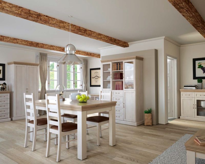 Komoda K1S sosna nordická-dub dziki