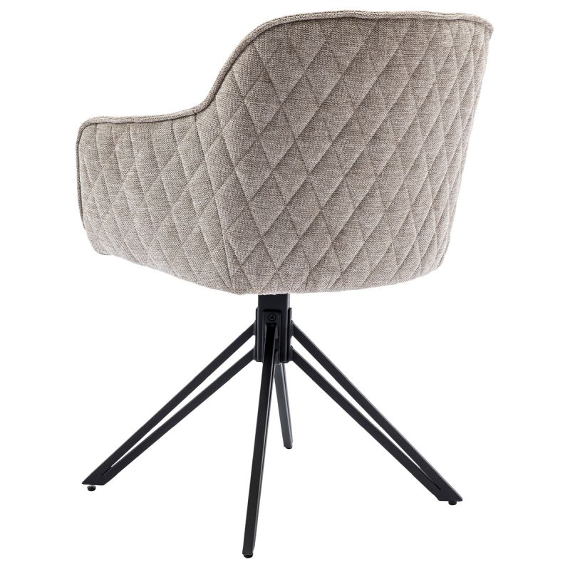 Jedálenská a konferenčná stolička, poťah krémová látka