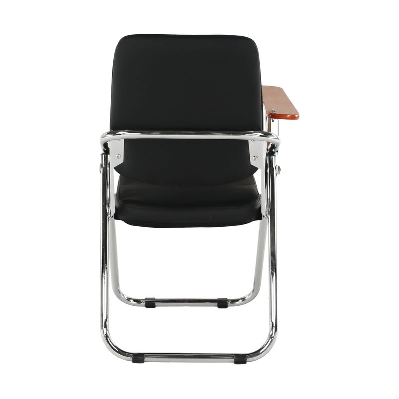 Stolička s doskou na písanie v prevedení čierna-prírodná