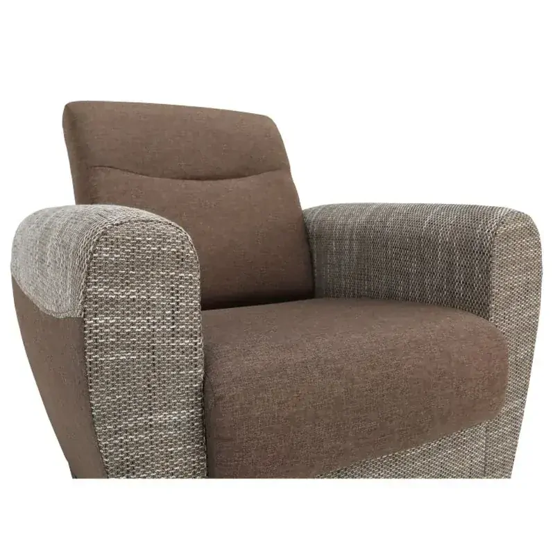 Kreslo s moderným dizajnom, hnedé