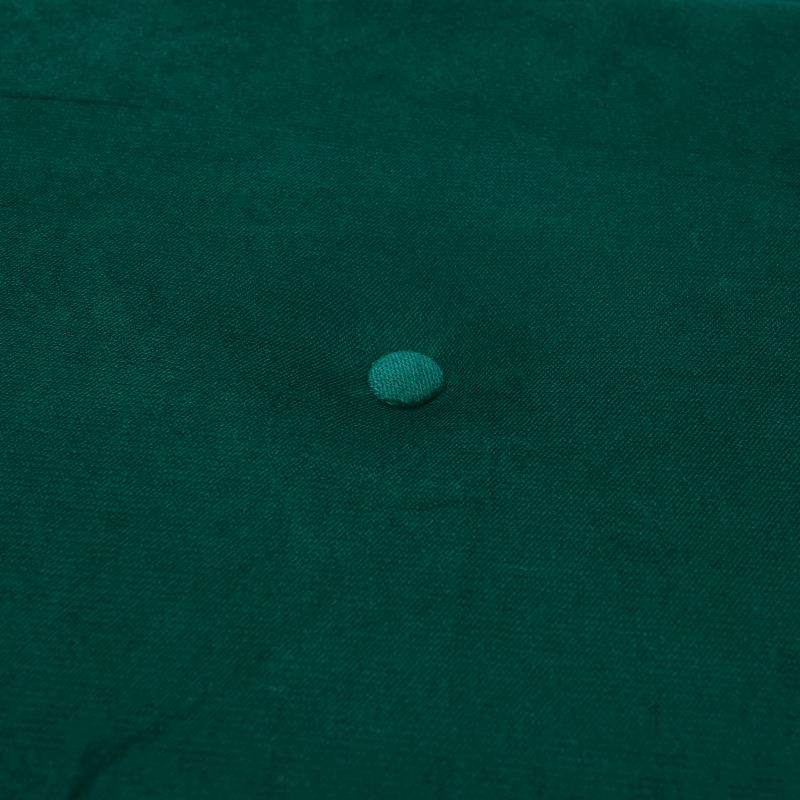 Taburet v nadčasovom dizajne, zelená-orech