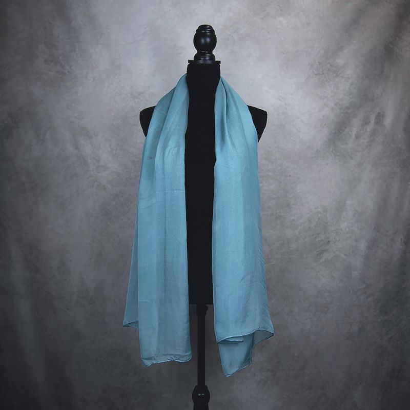 Hodvábny šál PETROLEJOVÝ 180 x 110cm