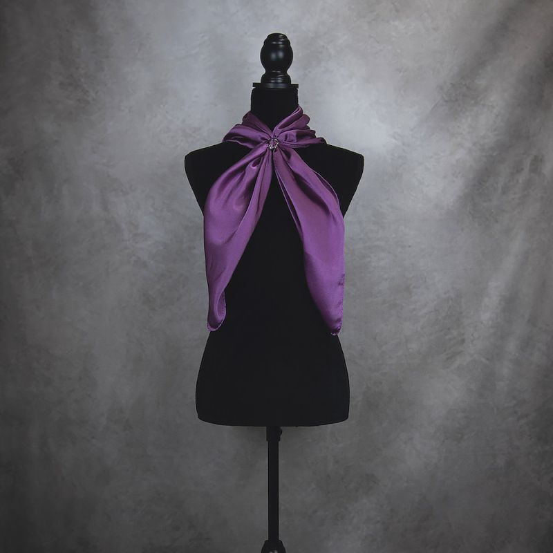 Hodvábna šatka PURPUROVÁ 90 x 90cm