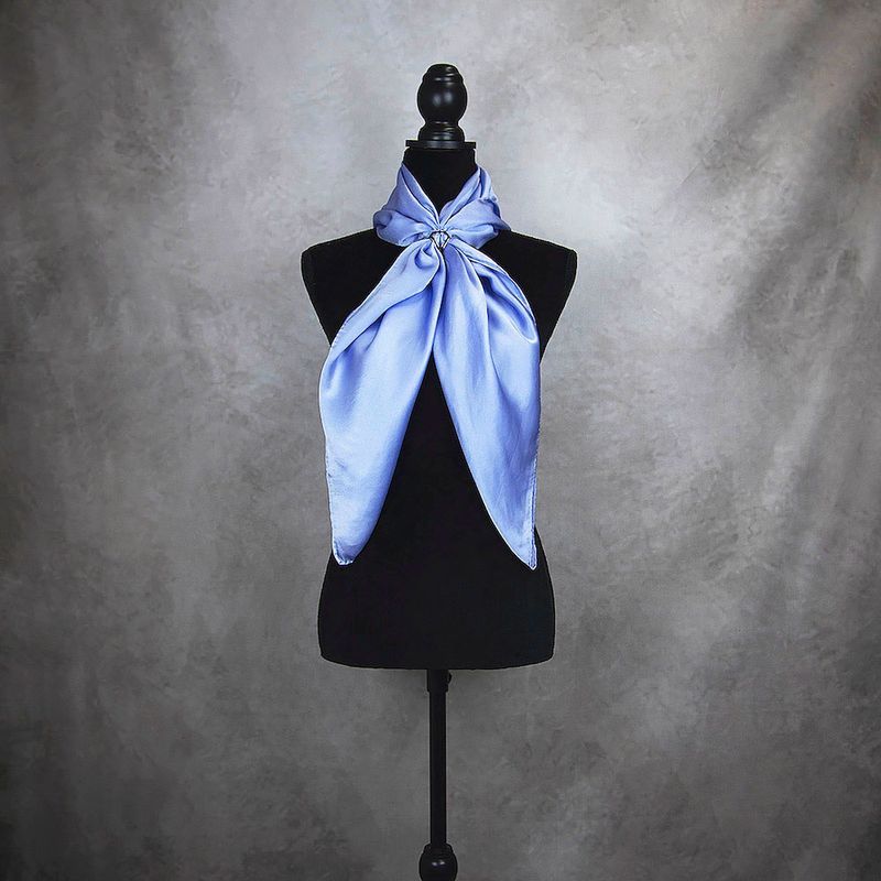 Hodvábna šatka CHRPOVO MODRÁ 90 x 90cm