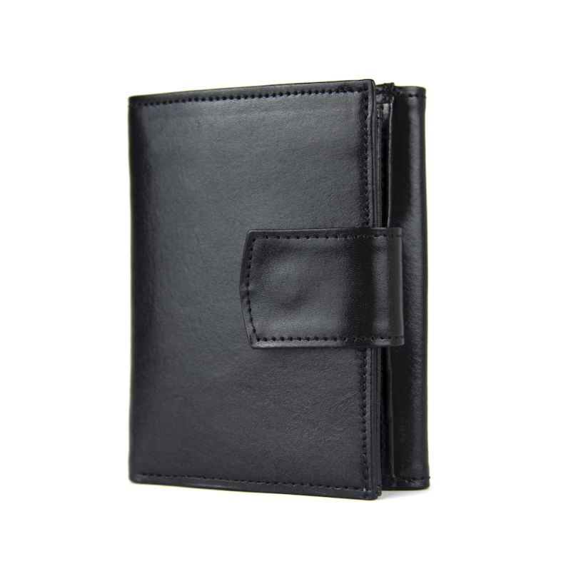 Kožená unisex peňaženka 8287/2 v čiernej farbe