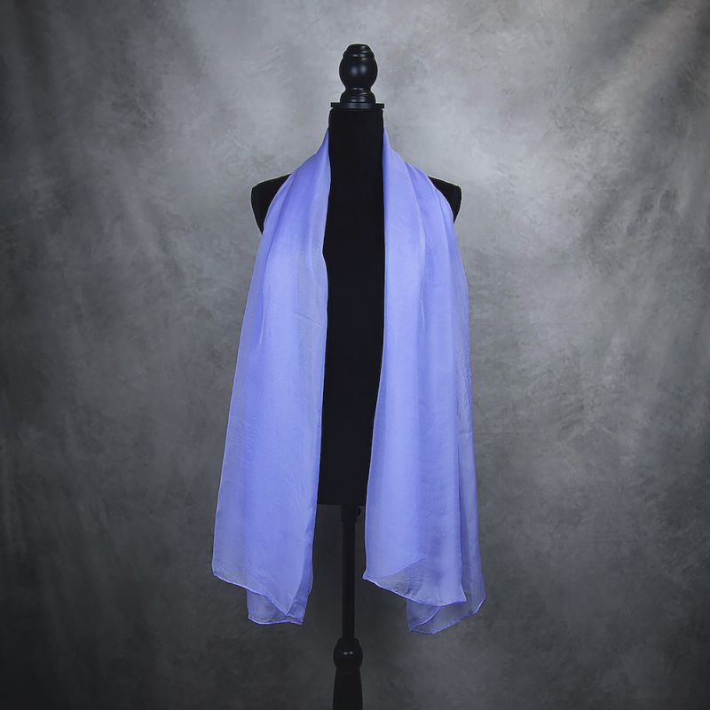 Hodvábny šál FIALOVÝ 180 x 110cm