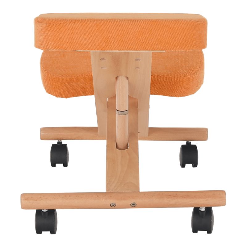 Ergonomická kľakačka, oranžová-buk